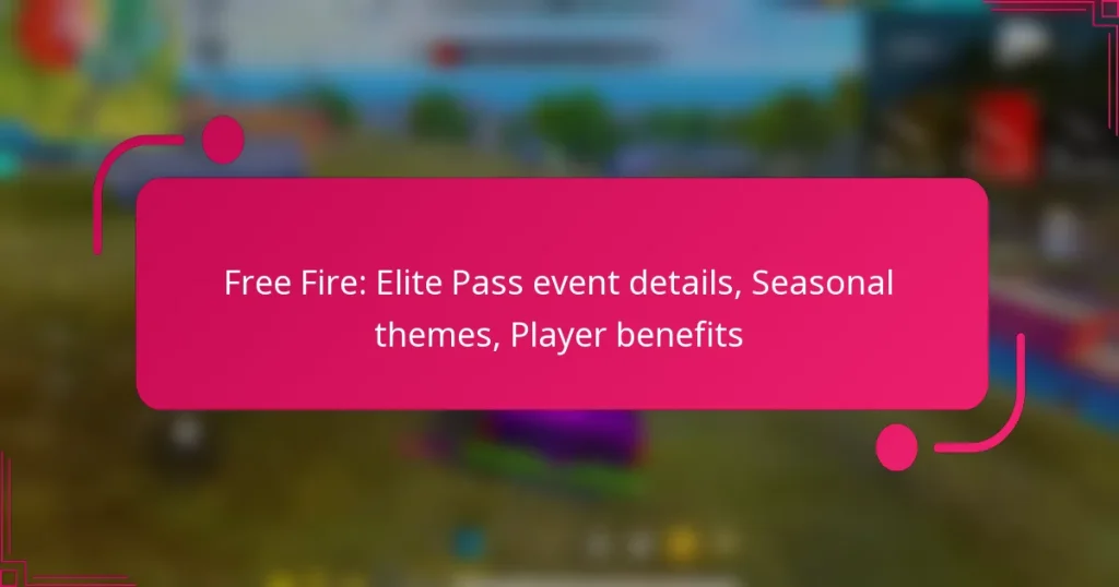 Free Fire: Elite Pass event details, Seasonal themes, Player benefits